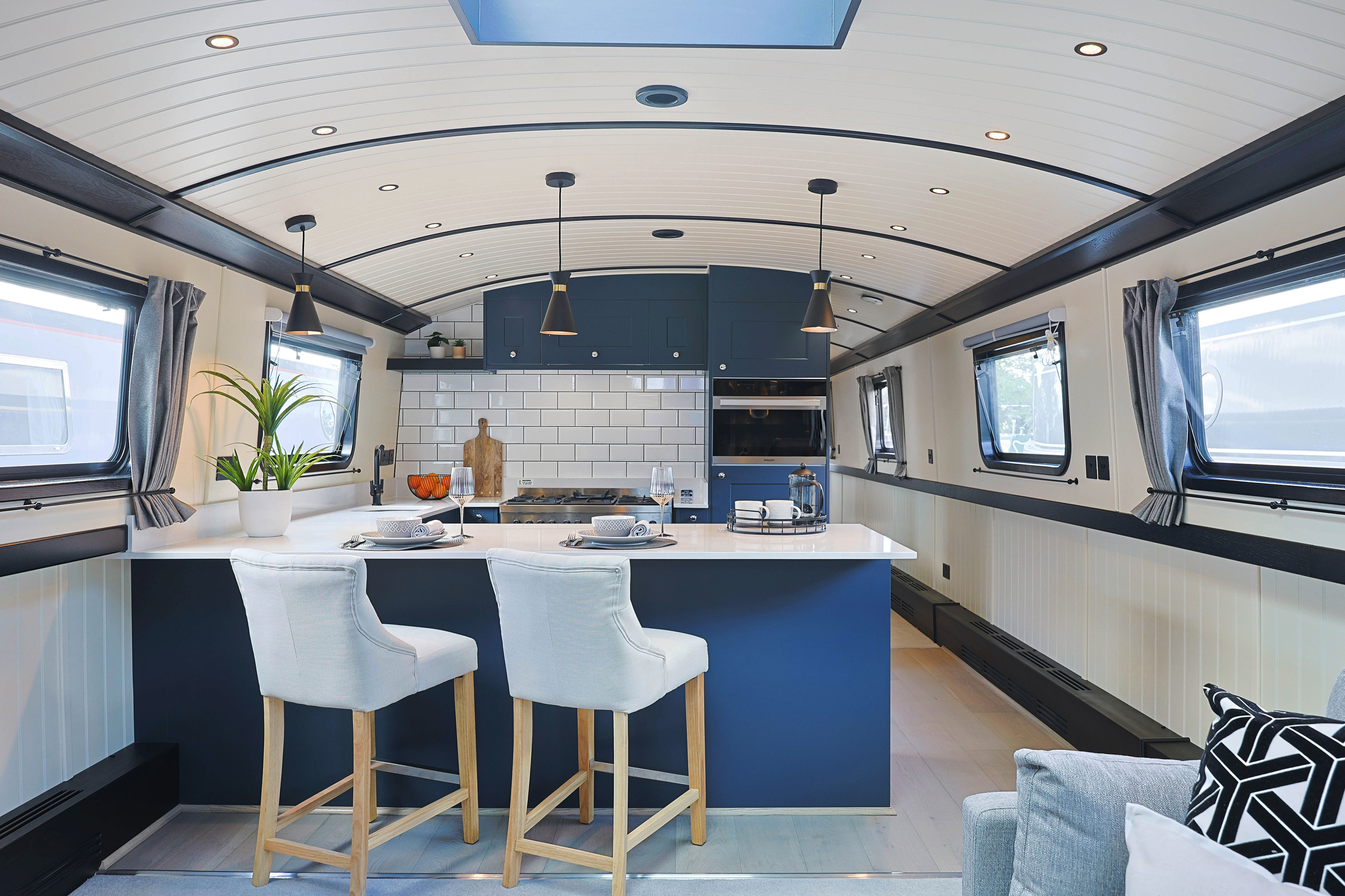 canal boat interiors