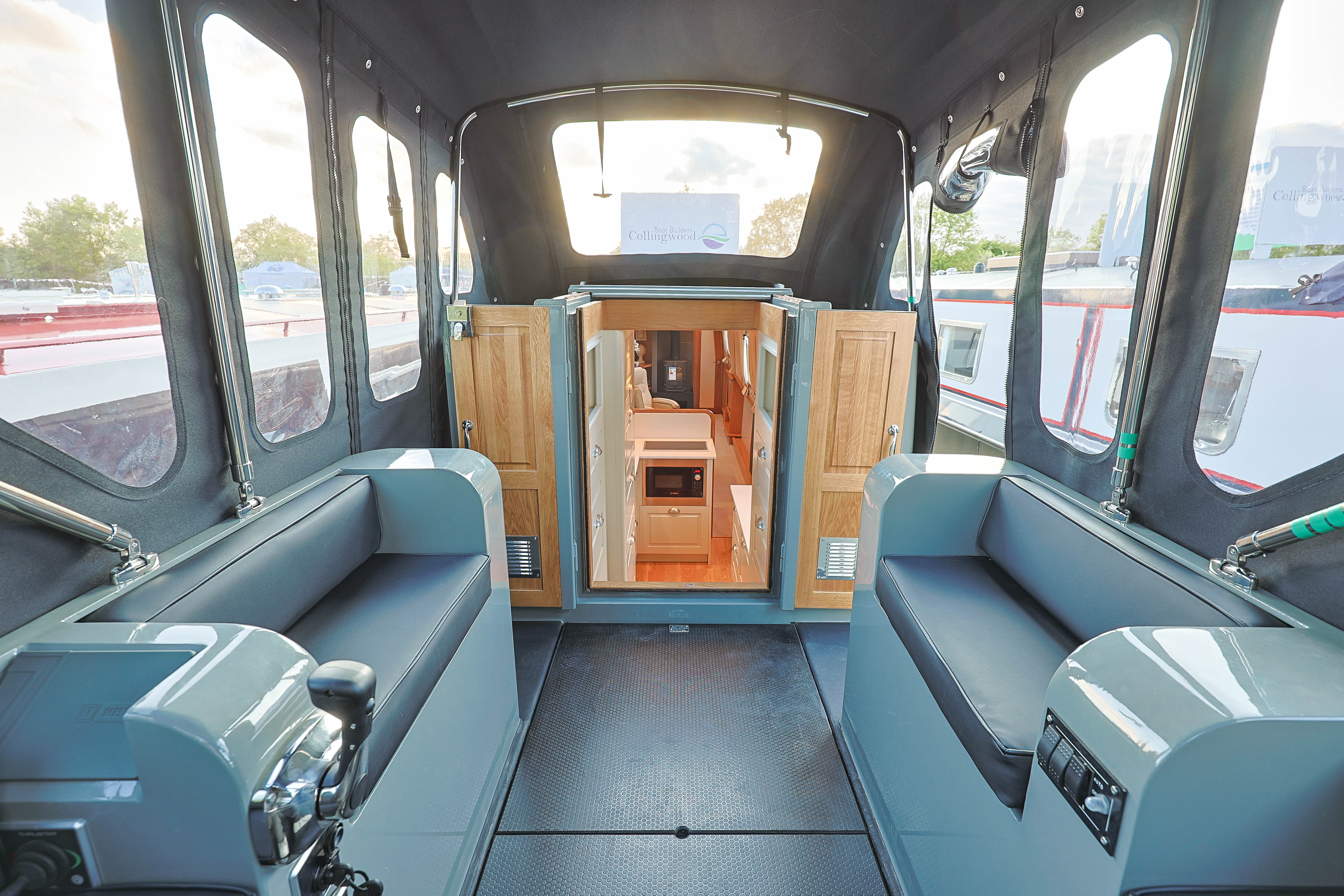 narrowboat interior