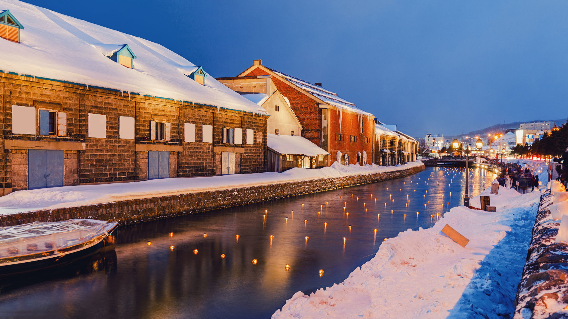 canal in winter